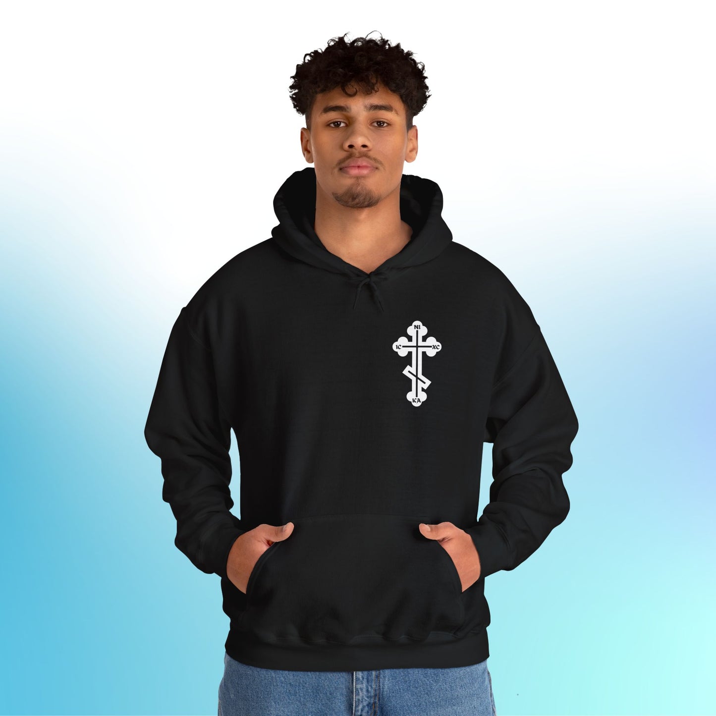 Orthodox Cross ICXC NIKA Hoodie