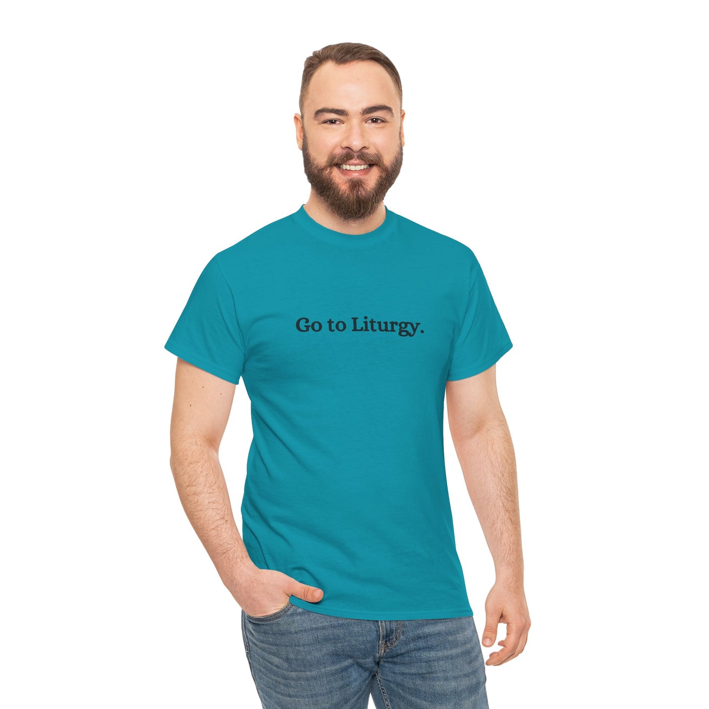 Go to Liturgy Orthodox Christian T-Shirt