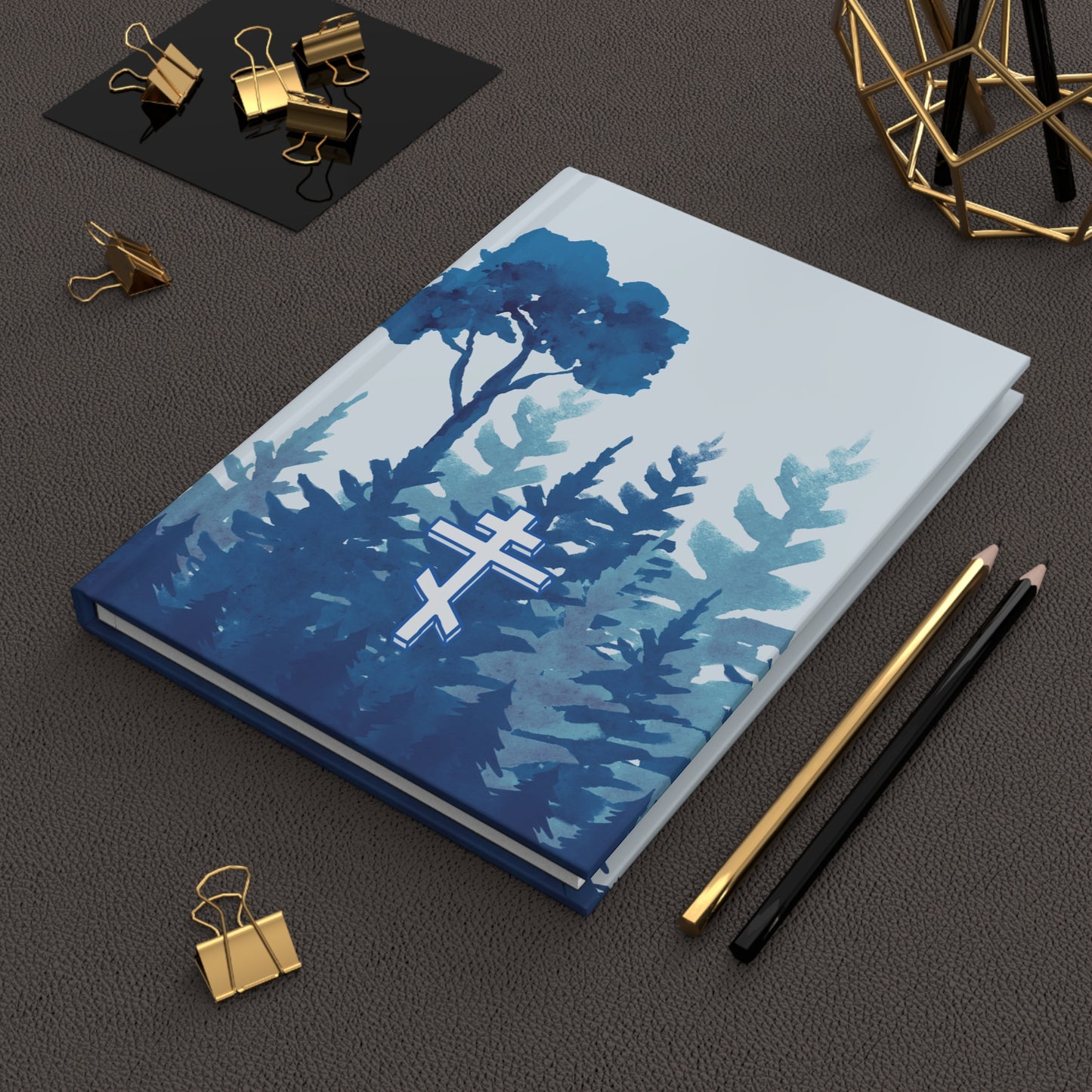 Orthodox Cross Blue Journal - Hardcover Journal Matte