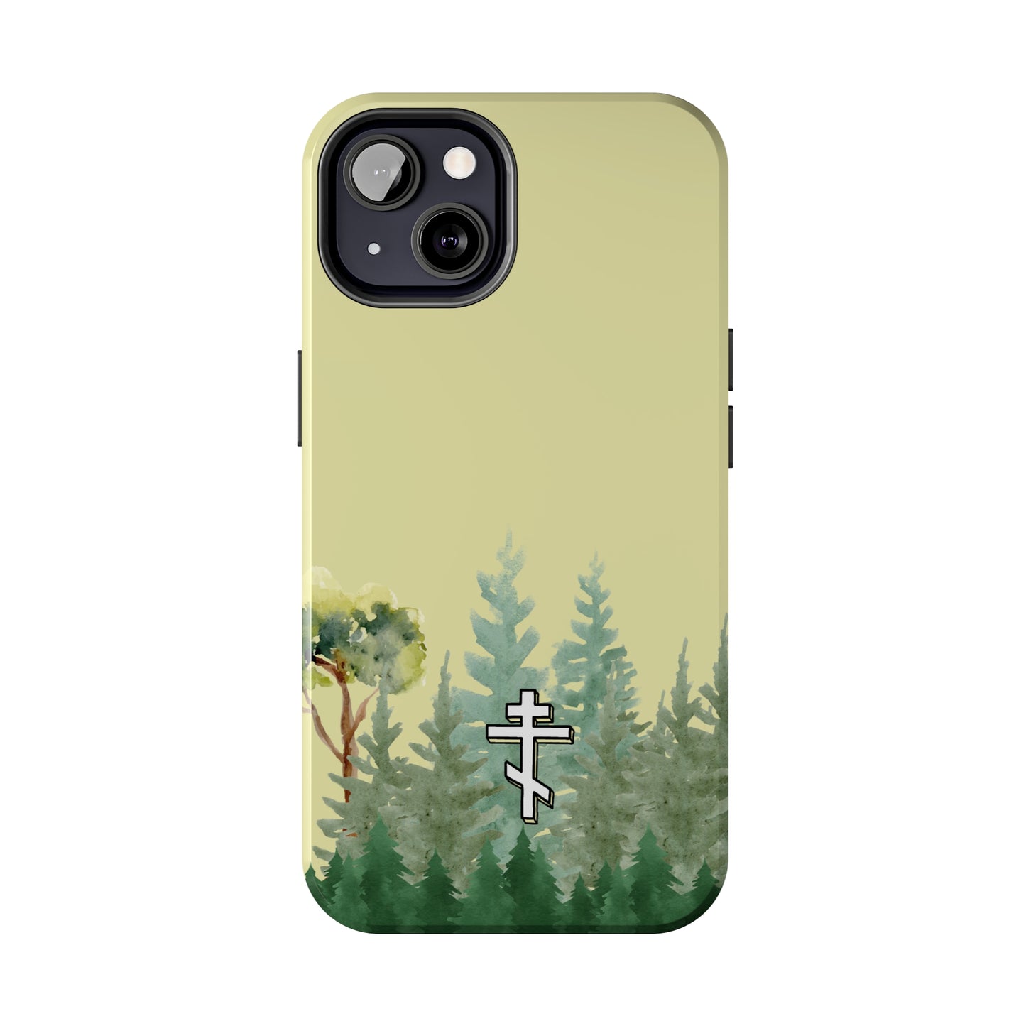 Orthodox Cross Forest iPhone Case