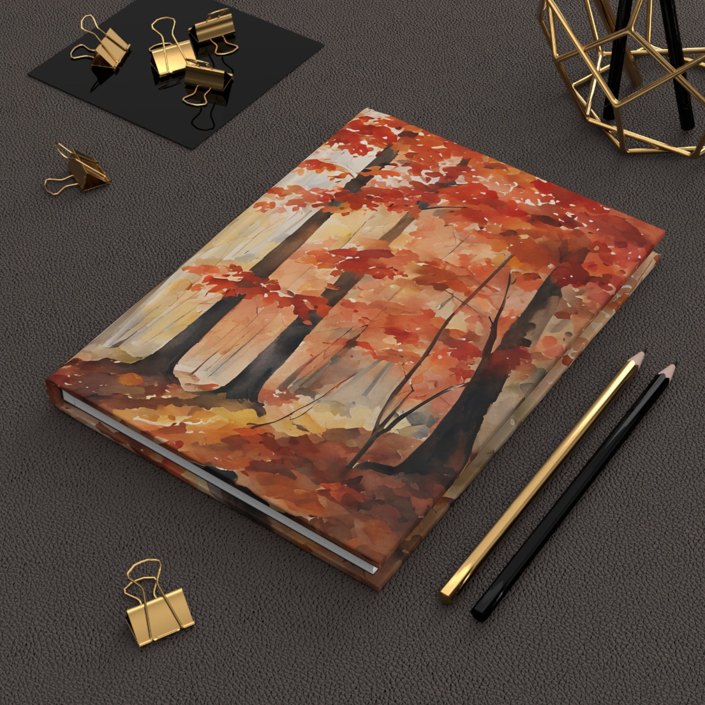 Autumn Trees Scenery Journal - Hardcover Journal Matte