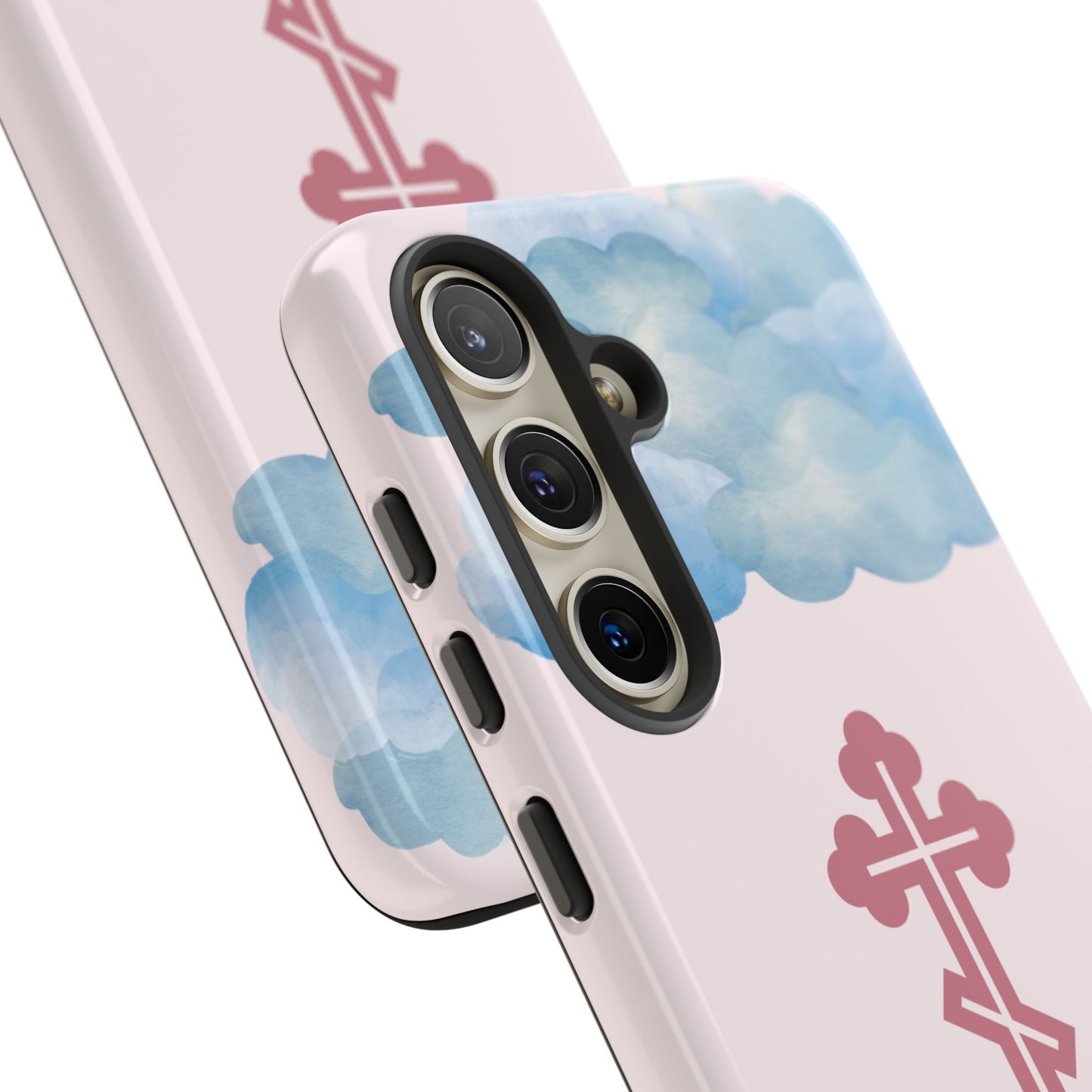 Mountain Clouds Orthodox Cross Tough Phone Case