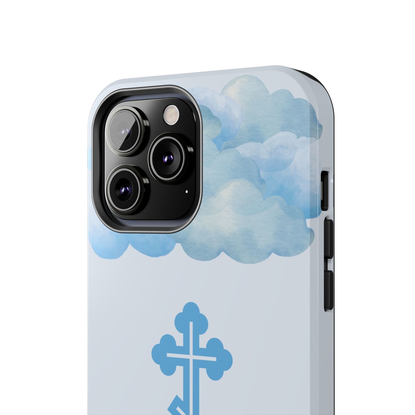 Mountain Clouds Orthodox Cross Tough iPhone Case