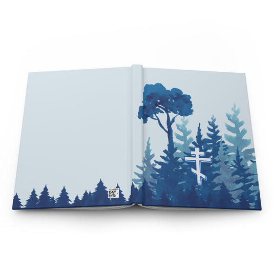 Orthodox Cross Blue Journal - Hardcover Journal Matte