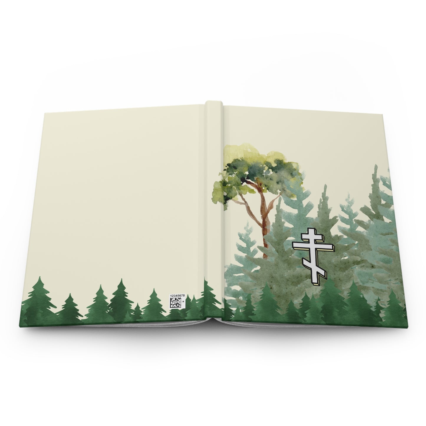 Orthodox Cross Forest Journal - Hardcover Journal Matte