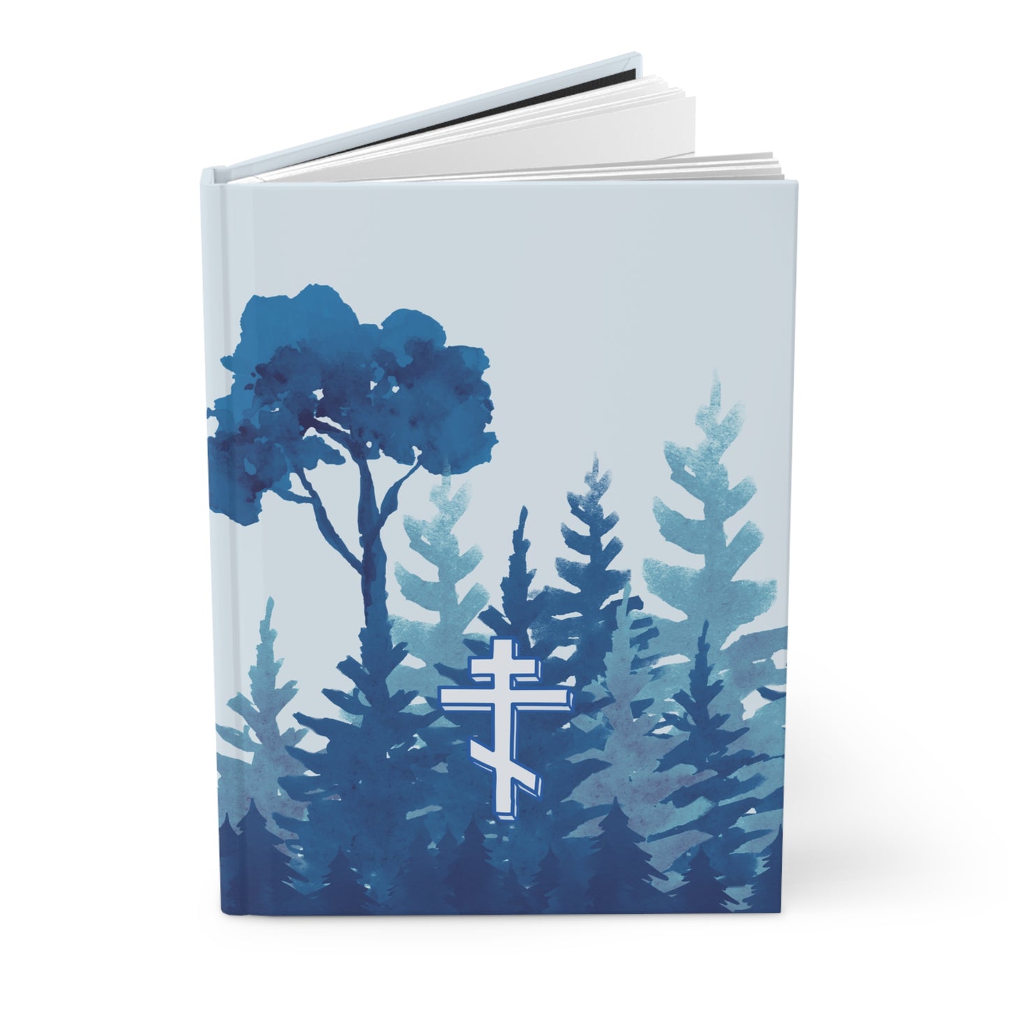 Orthodox Cross Blue Journal - Hardcover Journal Matte