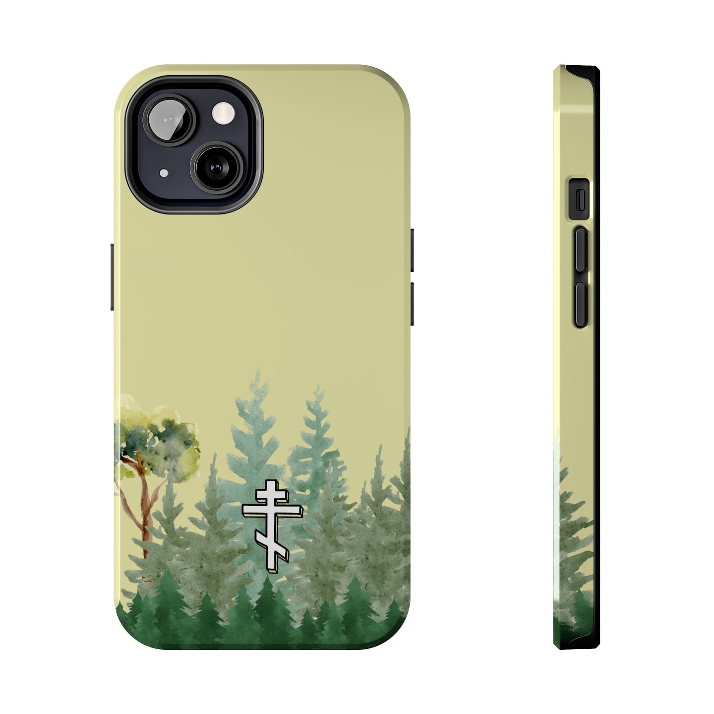 Orthodox Cross Forest iPhone Case