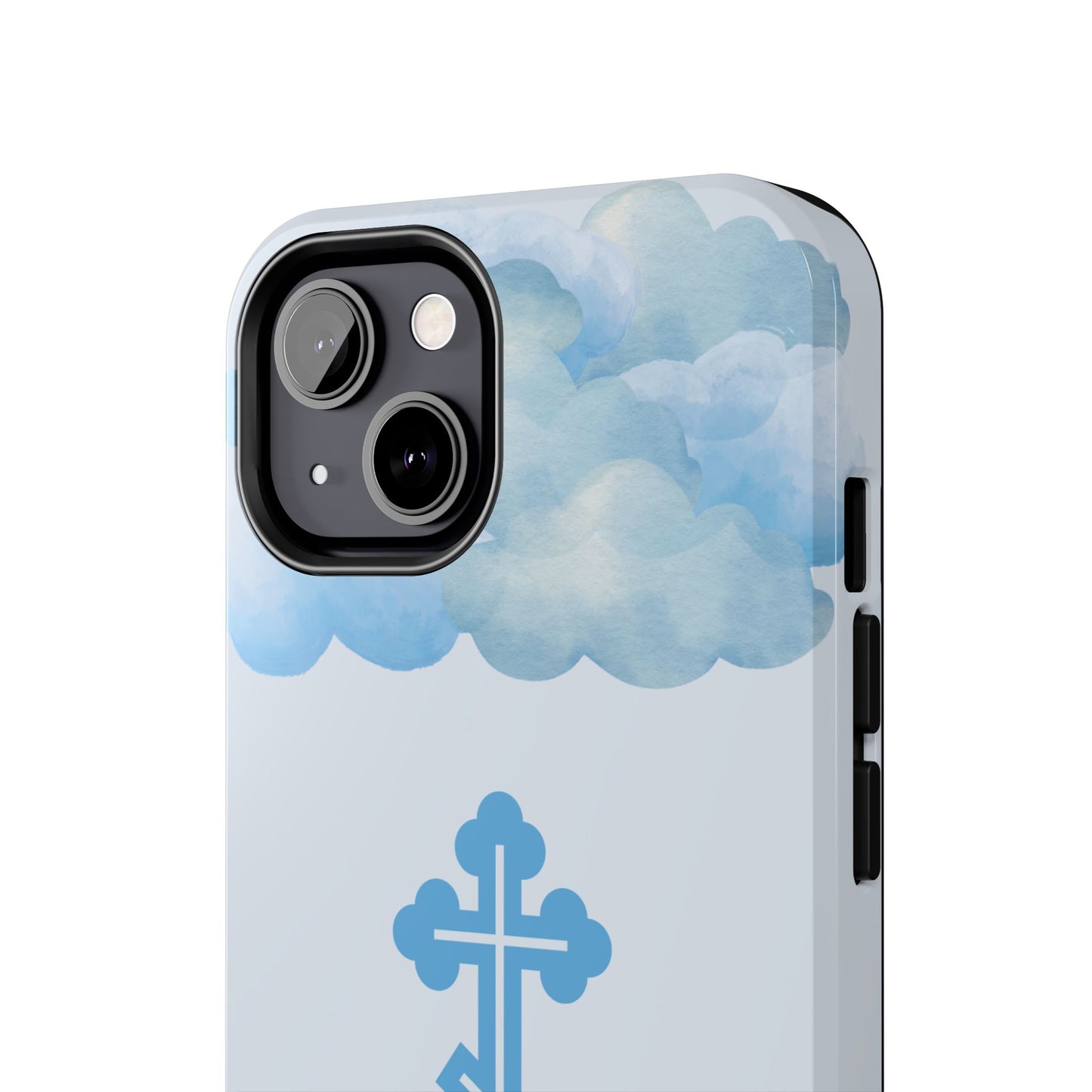 Mountain Clouds Orthodox Cross Tough iPhone Case