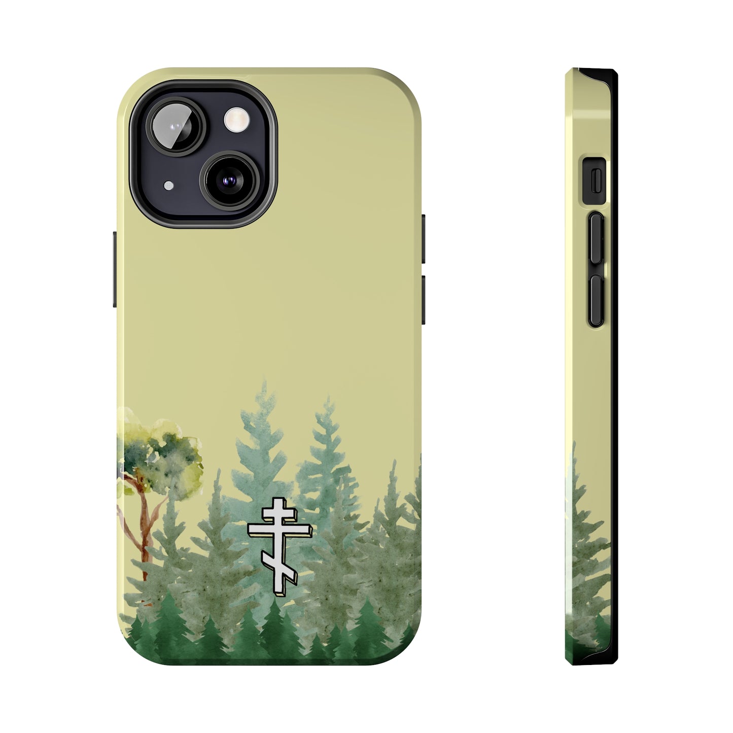 Orthodox Cross Forest iPhone Case