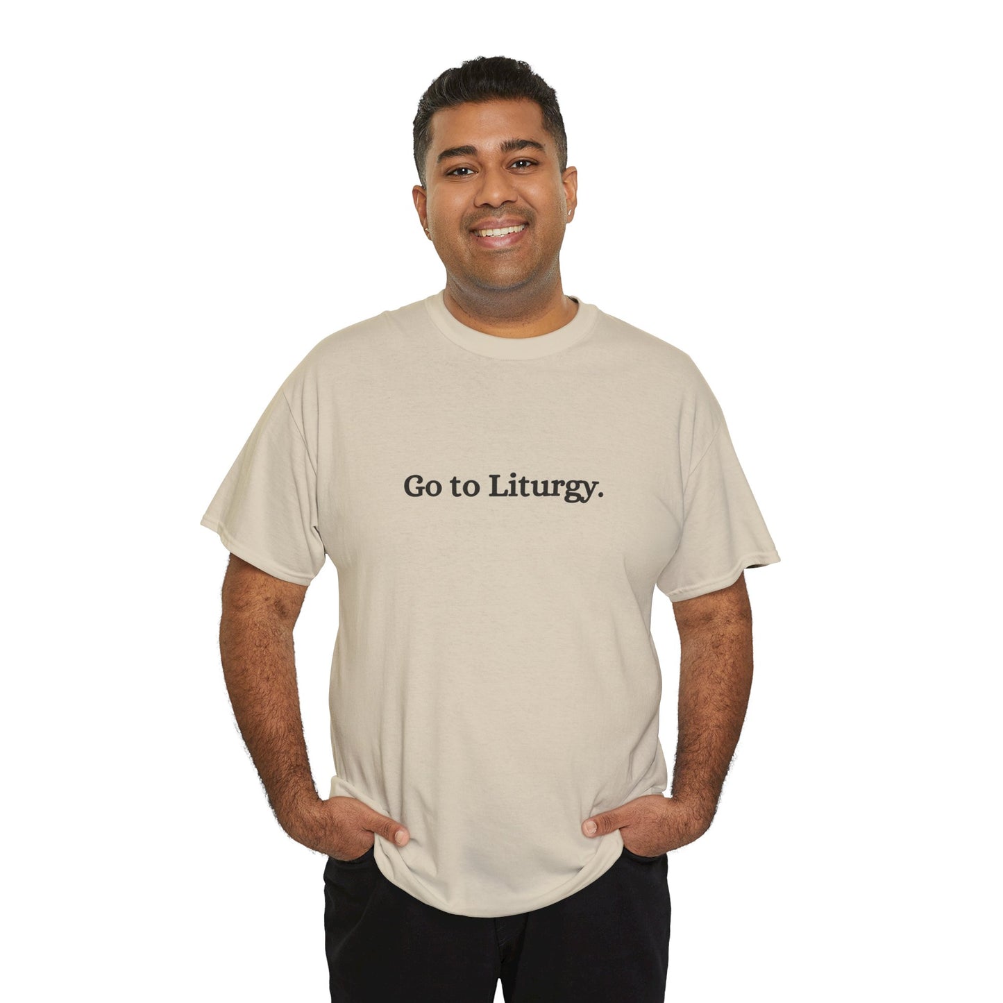 Go to Liturgy Orthodox Christian T-Shirt