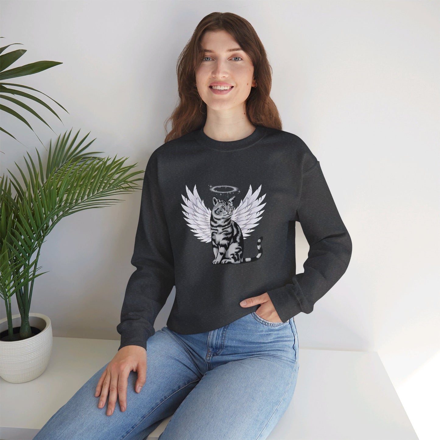 Cat Angel Sweatshirt