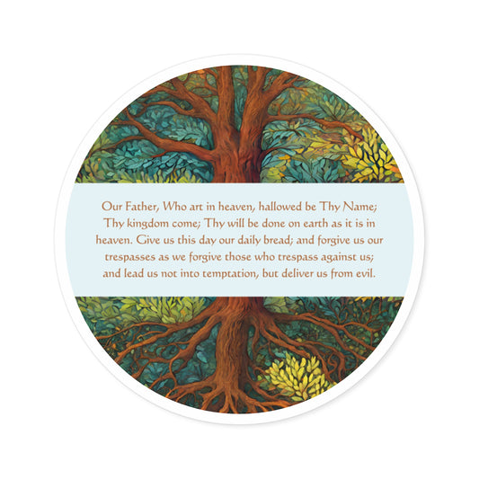 The Lord's Prayer Our Father Sticker