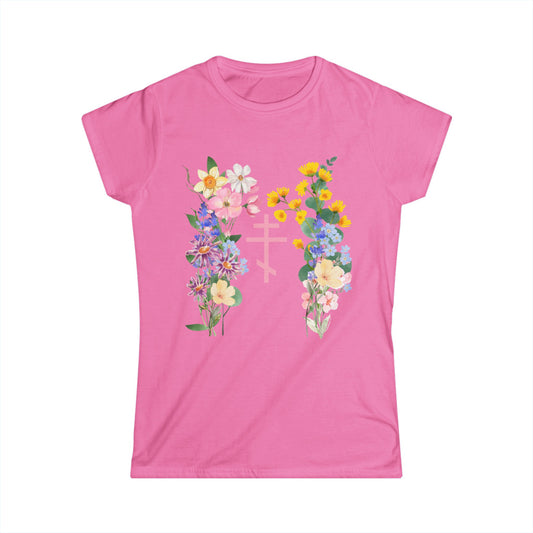 Wildflower Orthodox Cross Women's Tee