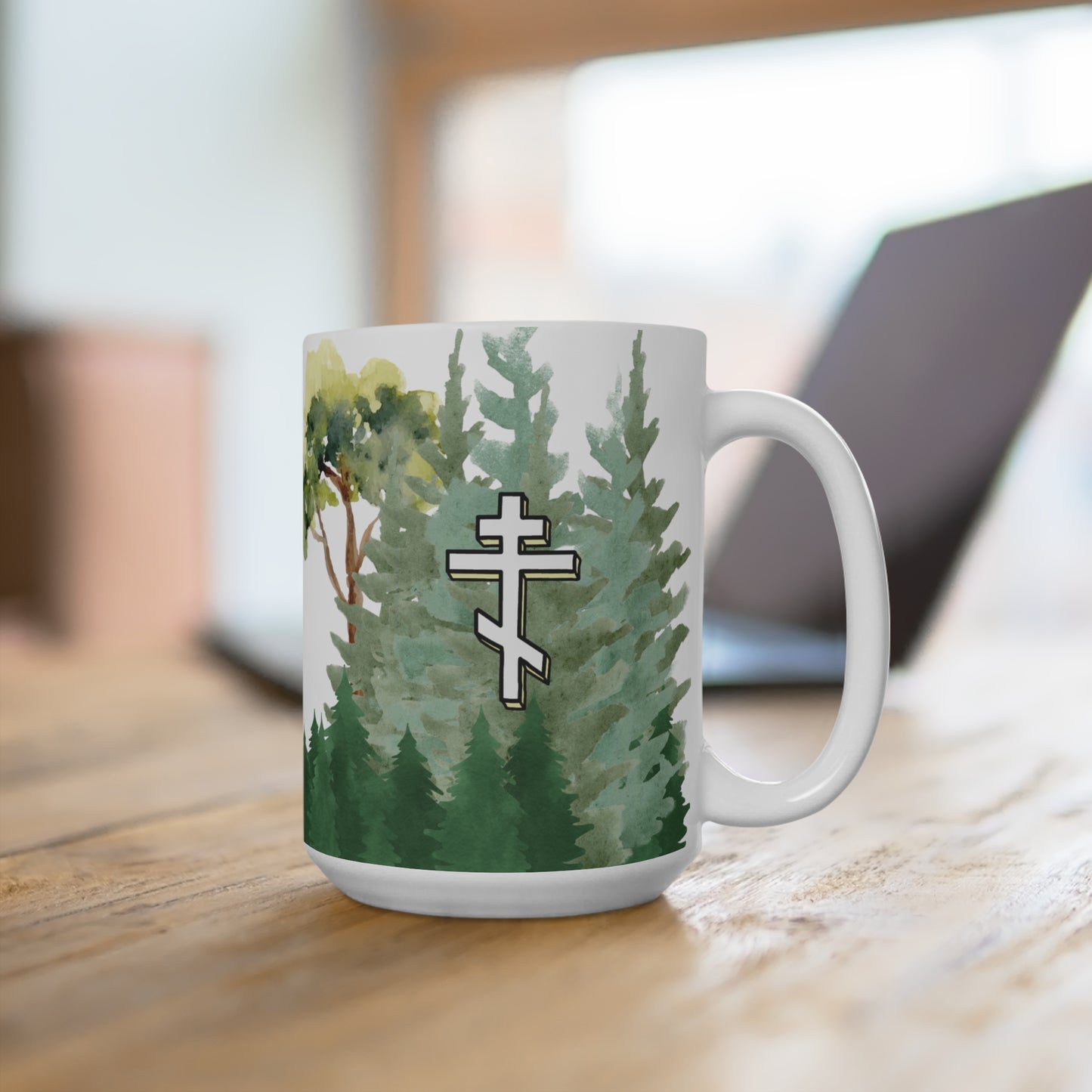 Cross Forest Coffee Mug