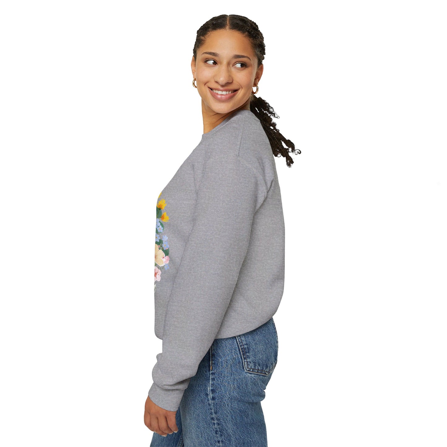 Wildflower Orthodox Cross Crewneck Sweatshirt