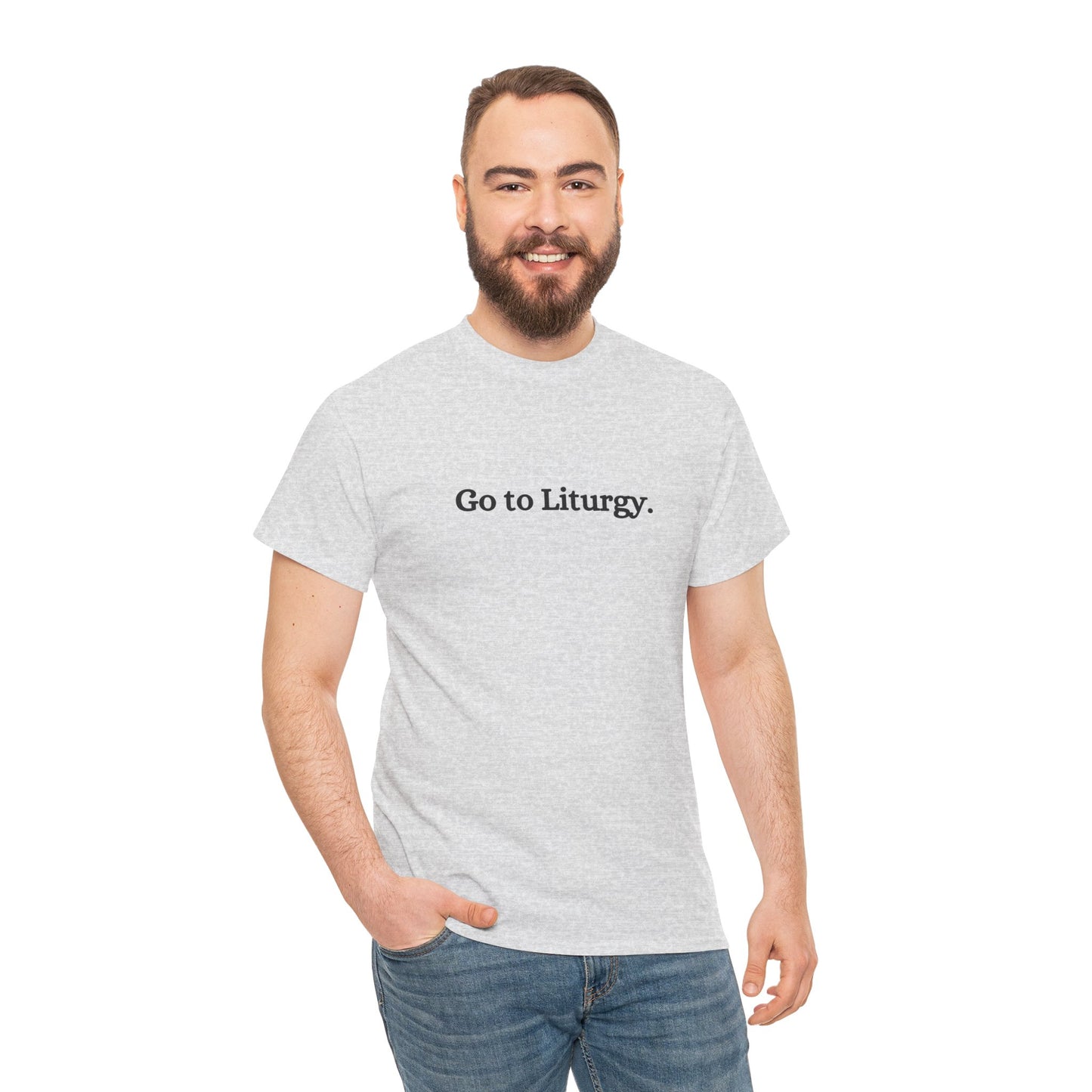 Go to Liturgy Orthodox Christian T-Shirt