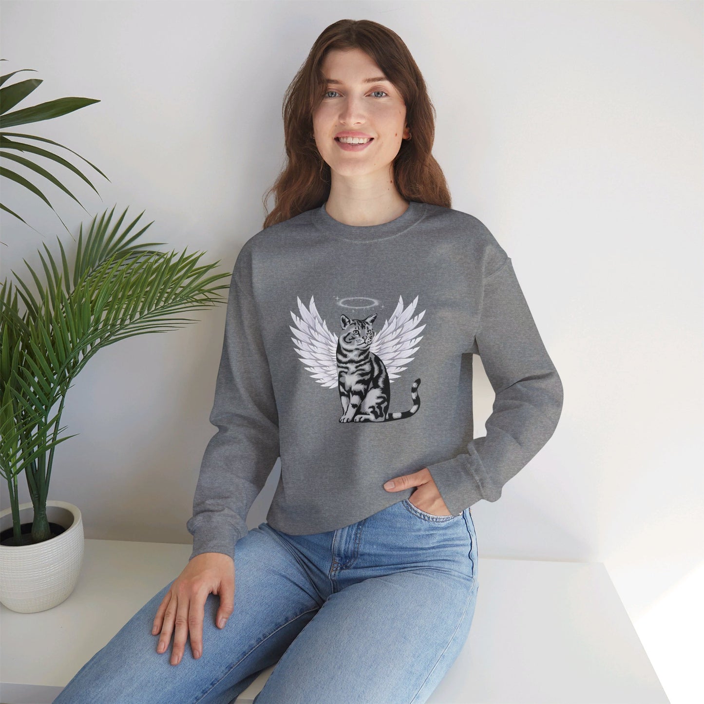 Cat Angel Sweatshirt