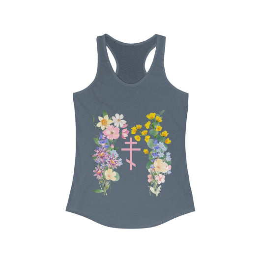 Wildflower Orthodox Cross Racerback Tank