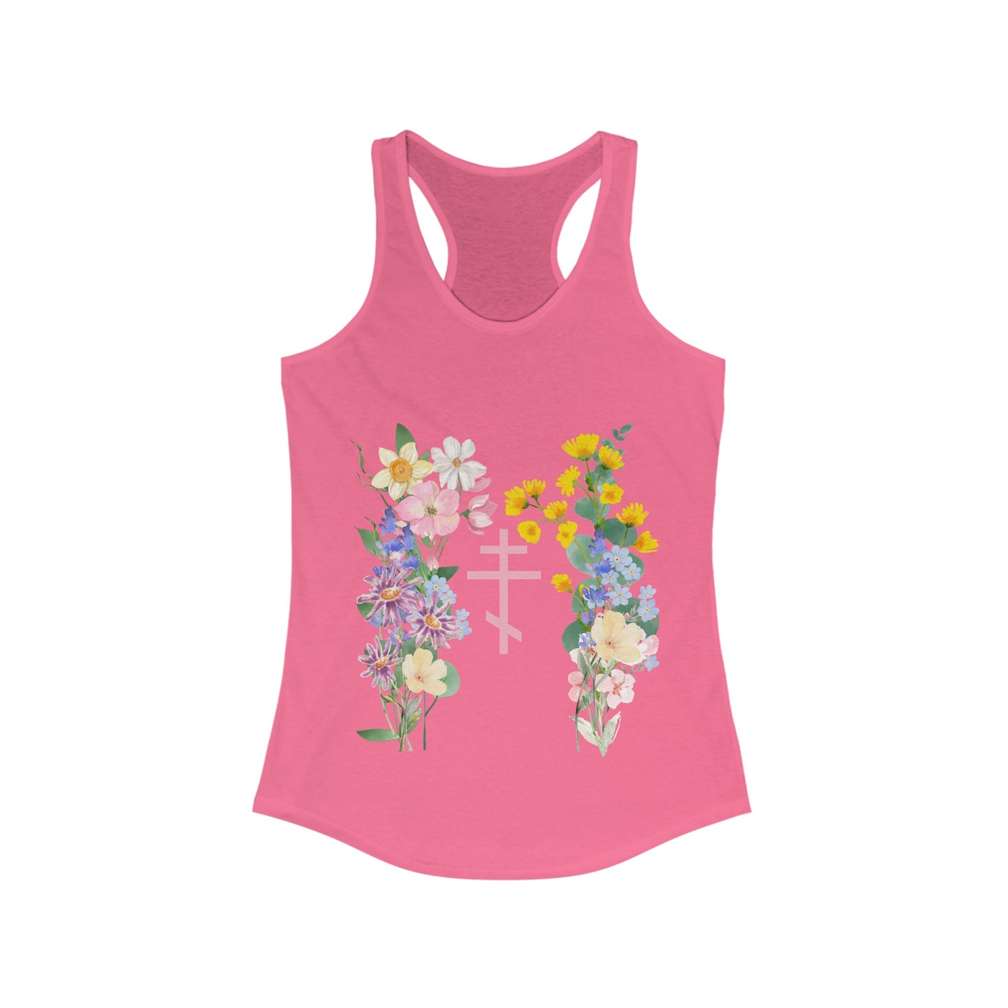 Wildflower Orthodox Cross Racerback Tank