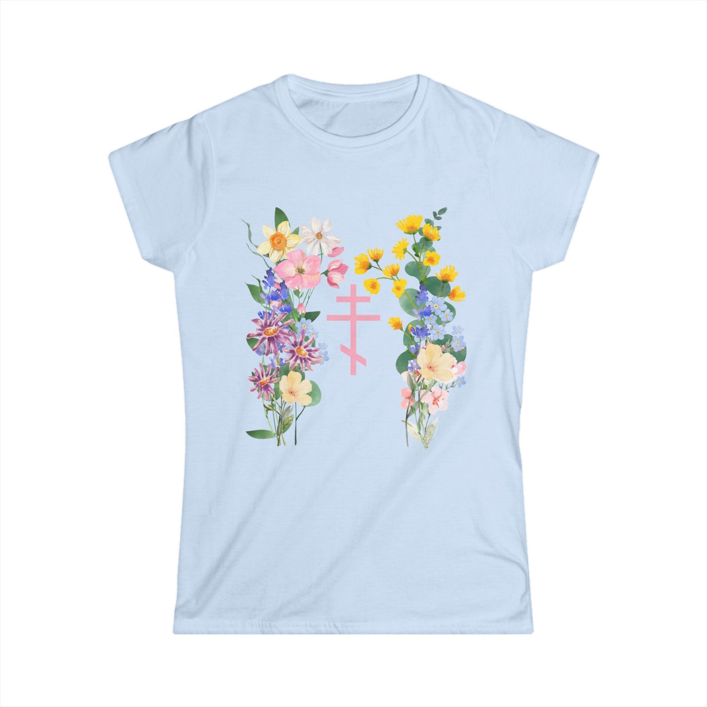 Wildflower Orthodox Cross Women's Tee