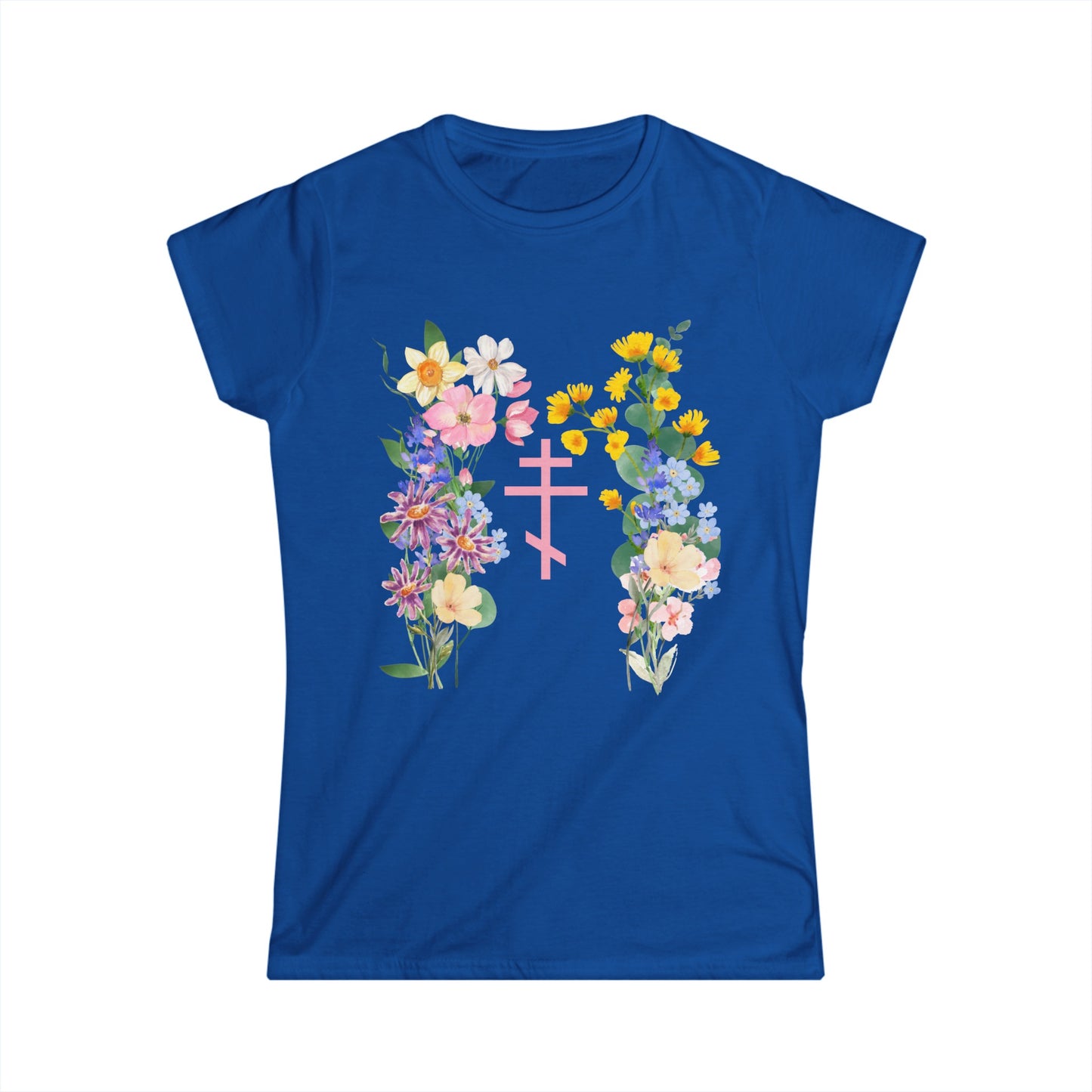 Wildflower Orthodox Cross Women's Tee