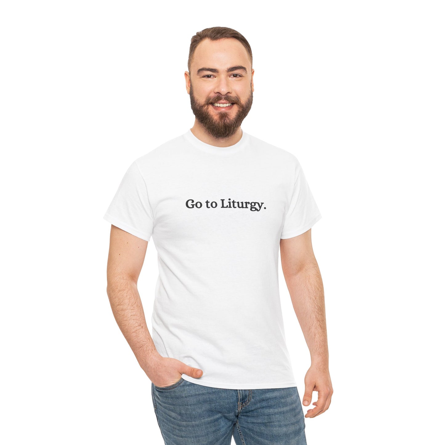 Go to Liturgy Orthodox Christian T-Shirt