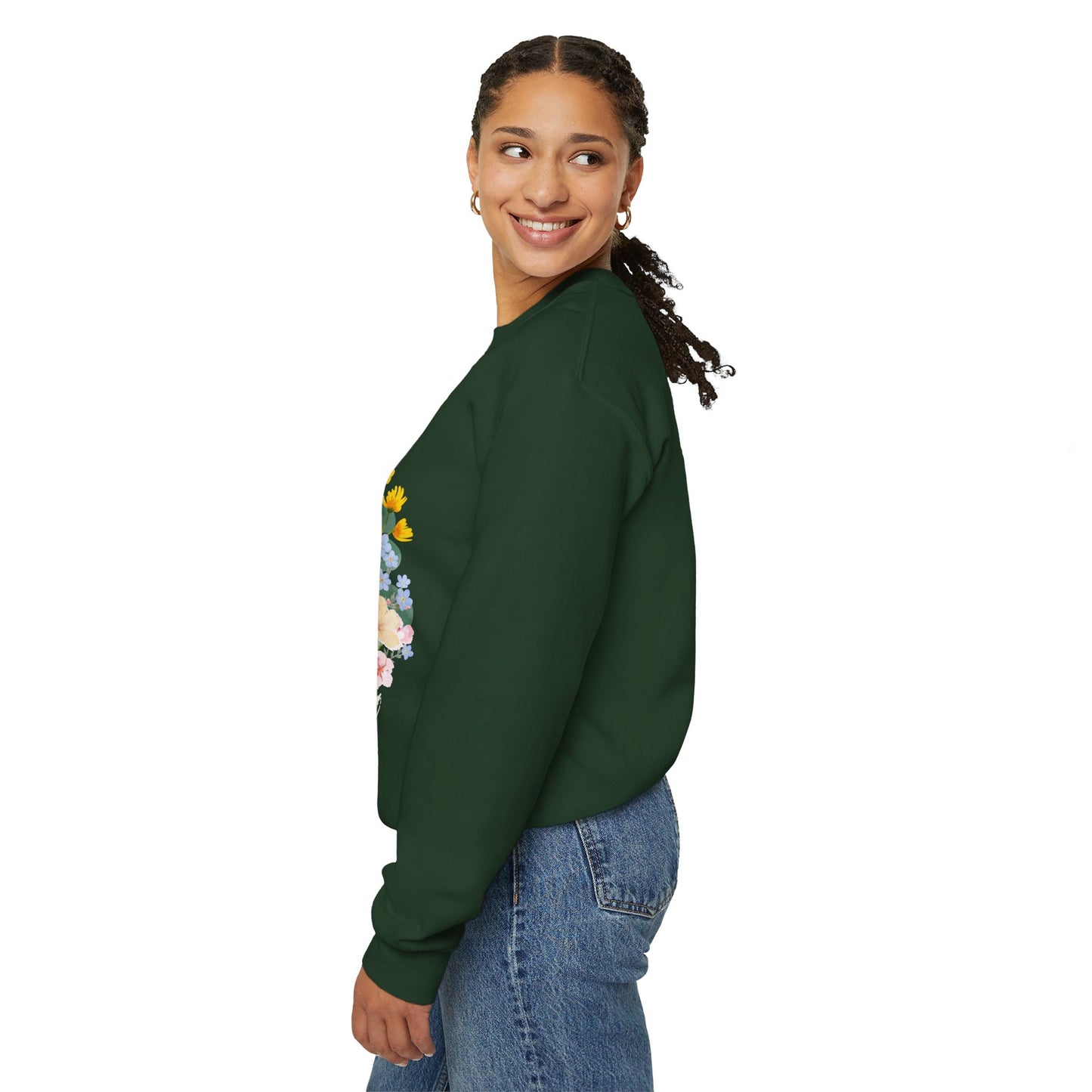 Wildflower Orthodox Cross Crewneck Sweatshirt