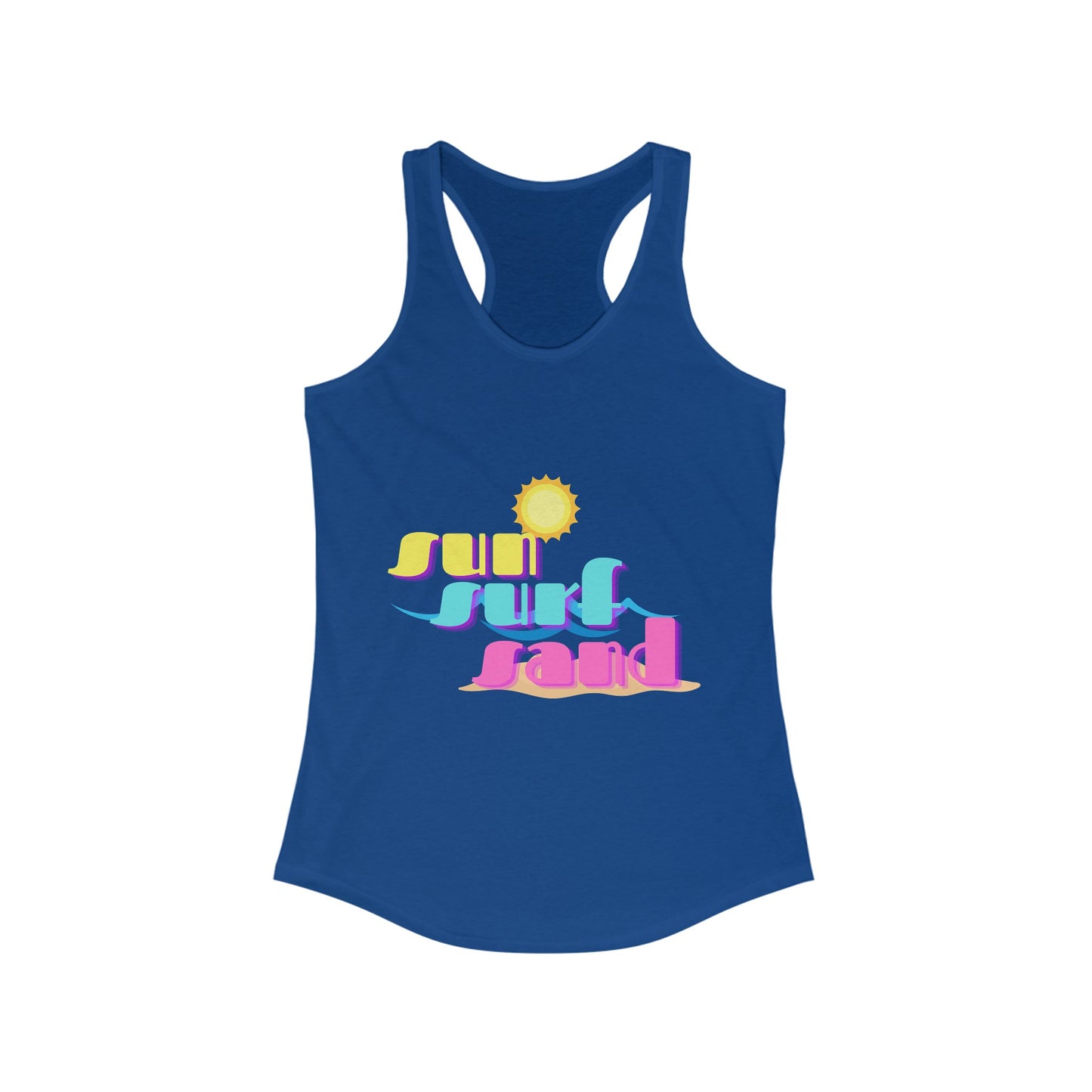 Sun Surf Sand Beach Tank Top