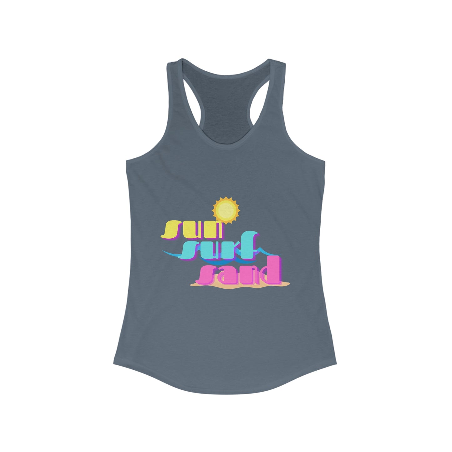 Sun Surf Sand Beach Tank Top