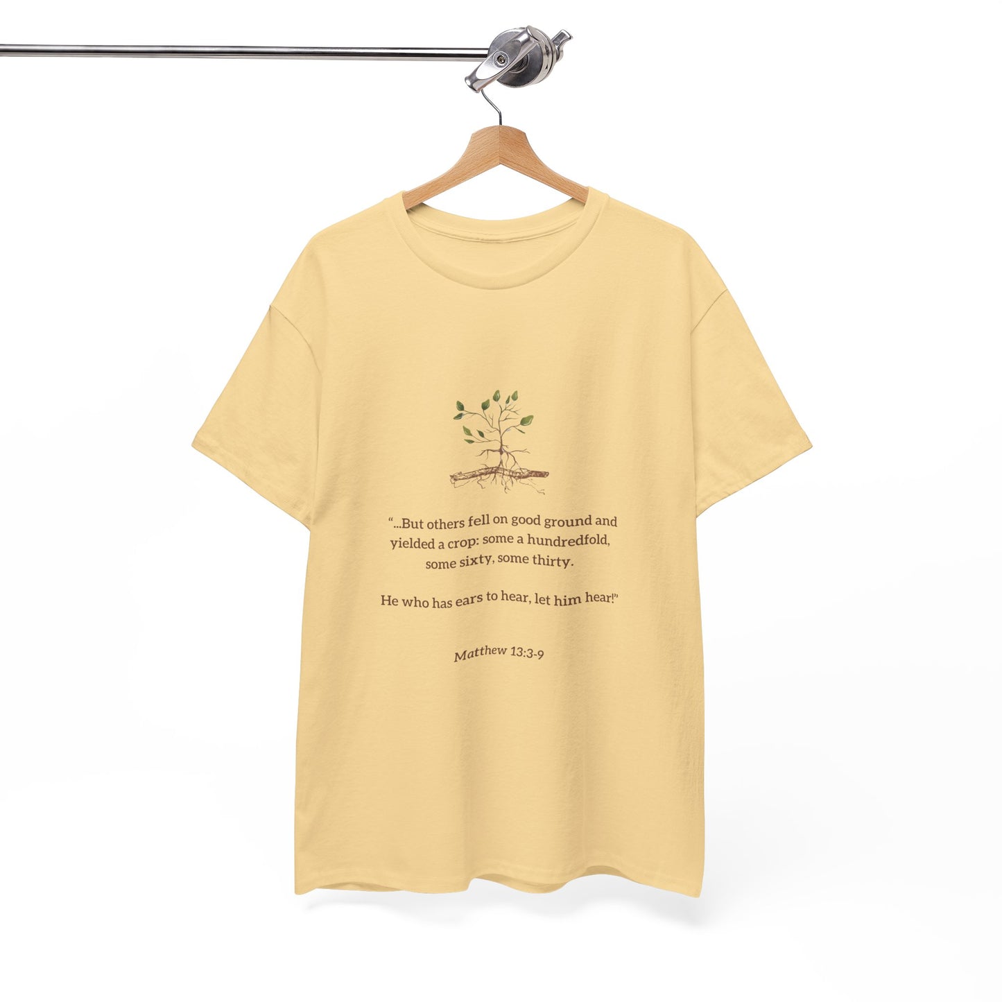 Parable of the Sower Bible Verse Unisex T-shirt