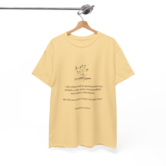 Parable of the Sower Bible Verse Unisex T-shirt