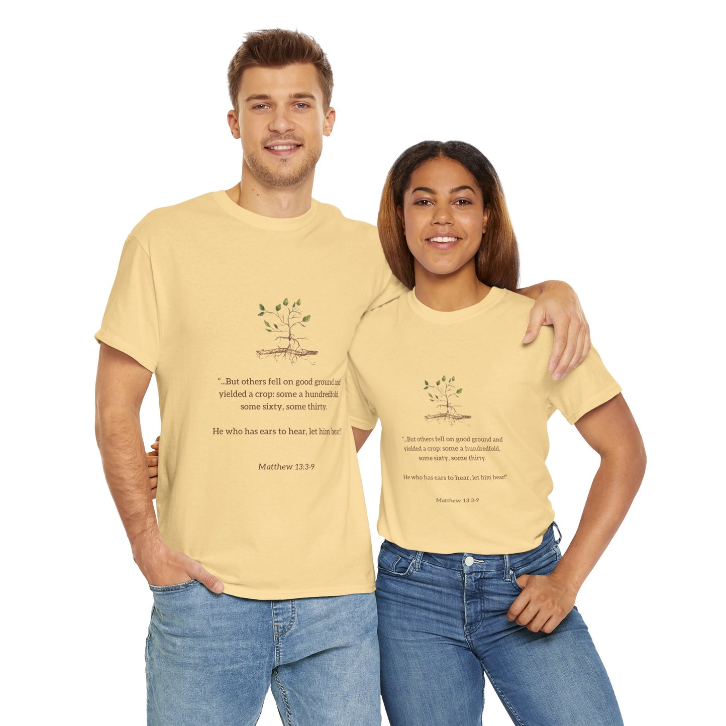 Parable of the Sower Bible Verse Unisex T-shirt