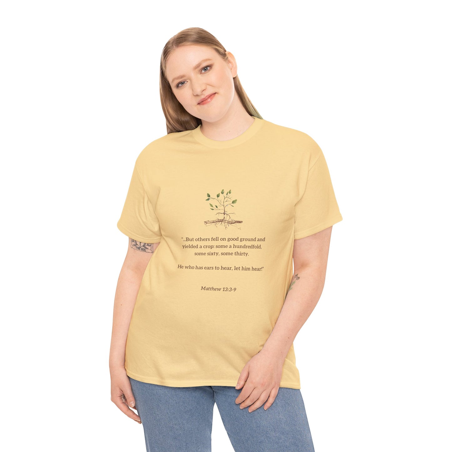 Parable of the Sower Bible Verse Unisex T-shirt