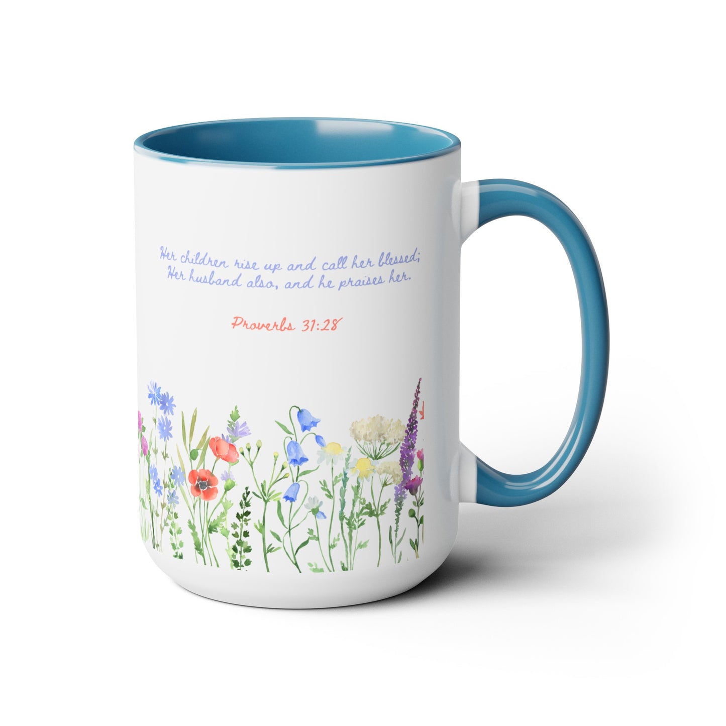 Proverbs 31 Woman Mug - Colored Interior