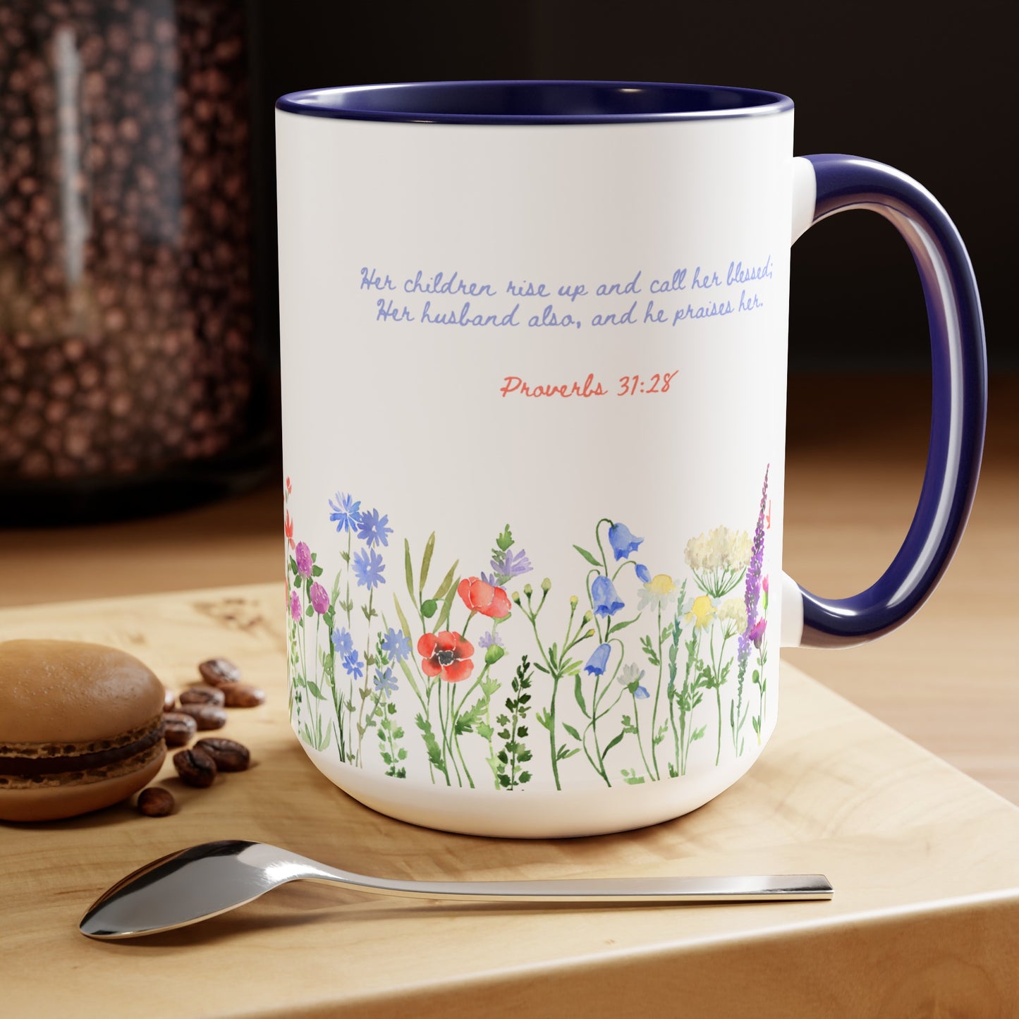 Proverbs 31 Woman Mug - Colored Interior