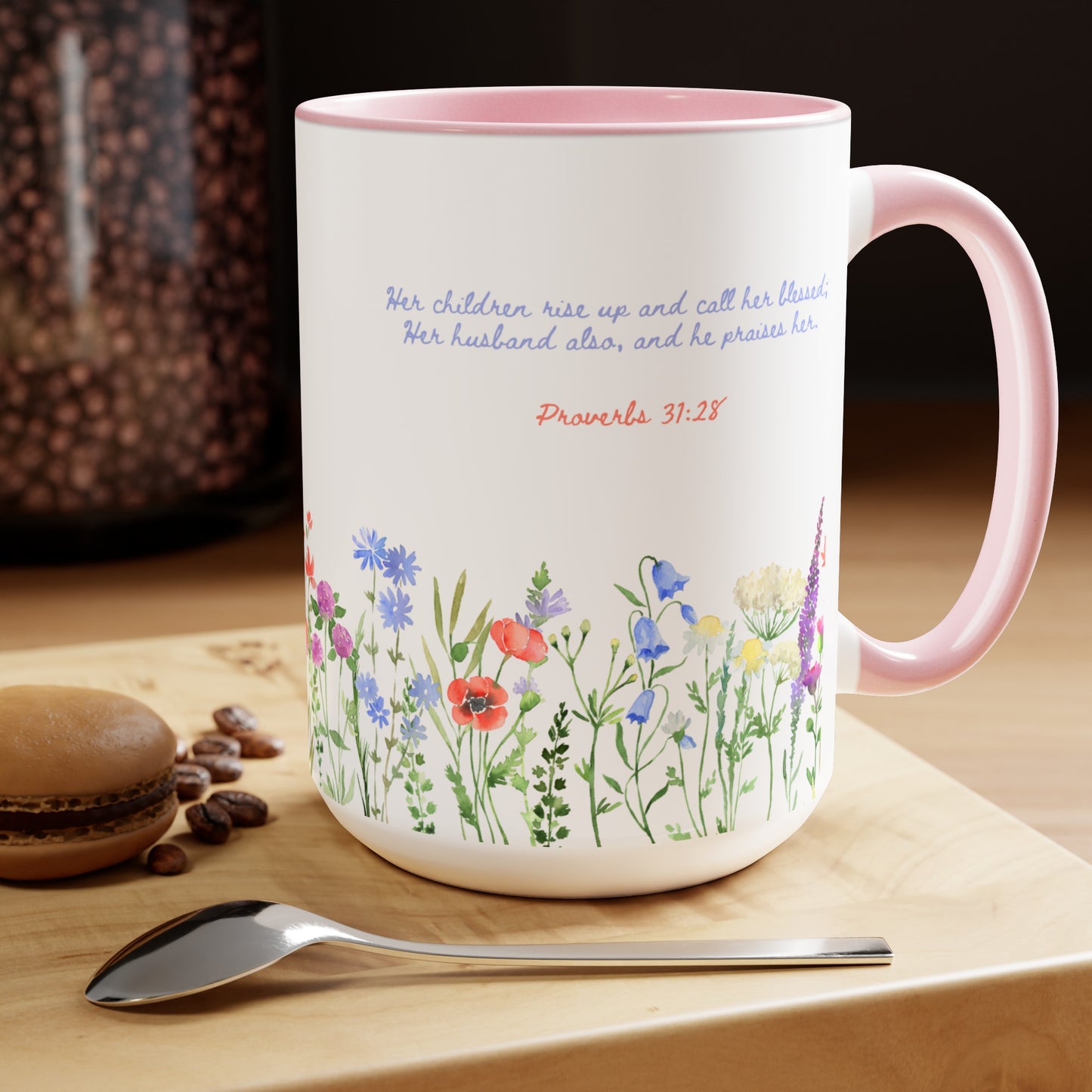 Proverbs 31 Woman Mug - Colored Interior